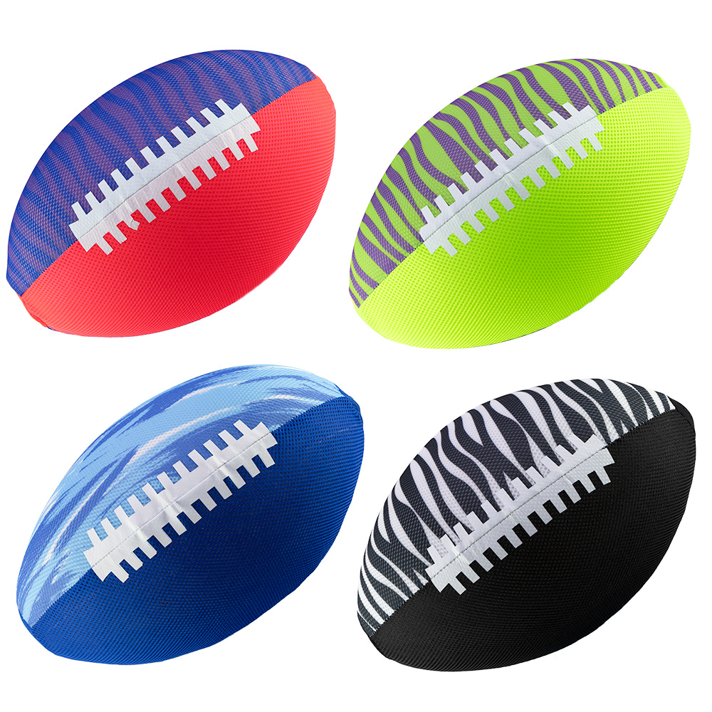 Mesh Swirl Bladder Football 16in Asst