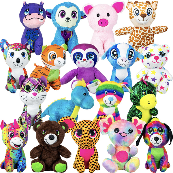 Small Generic Plush Kit 108 pcs | A&A Global Industries