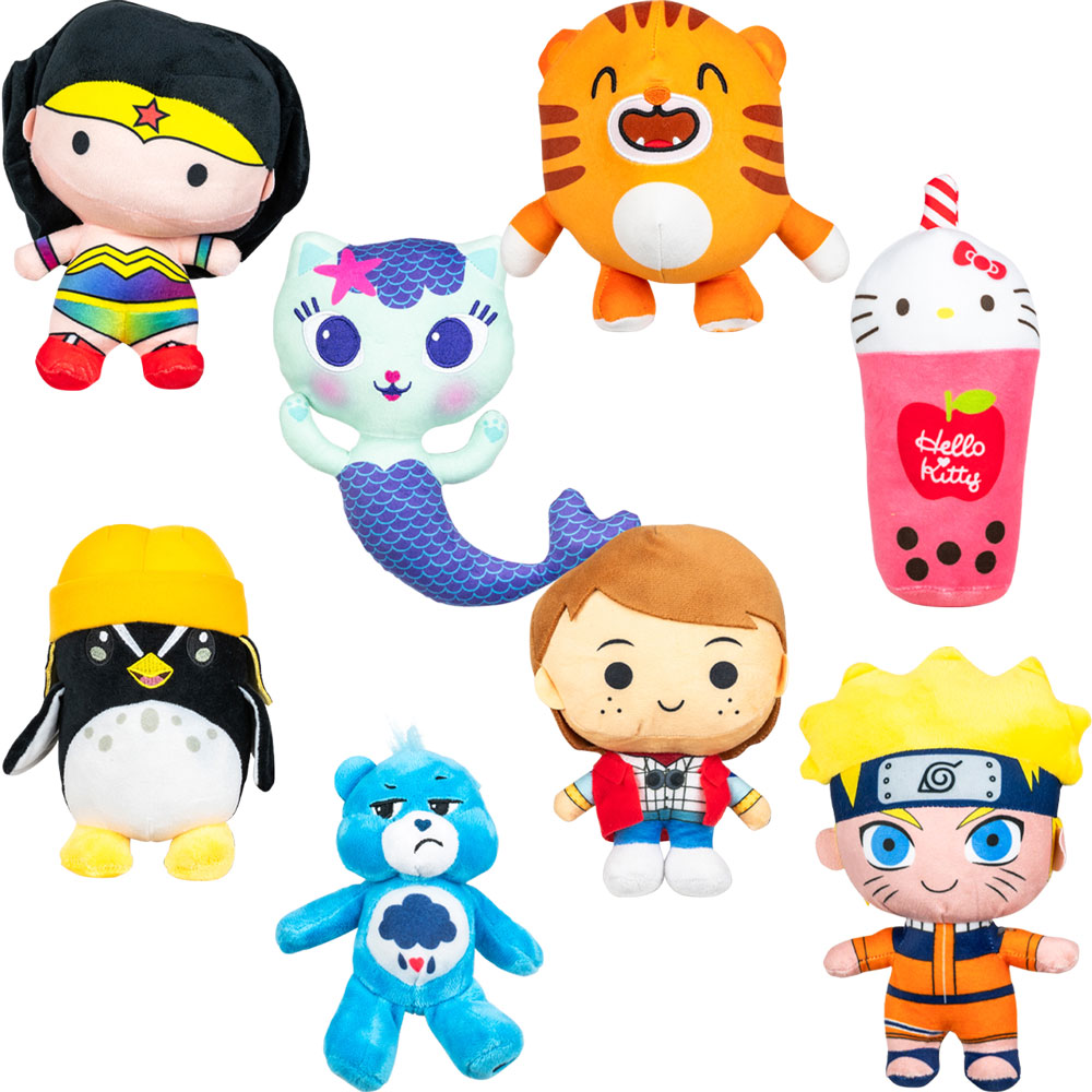 Small 100% Licensed Plush Kit 7-9in 150pcs | A&A Global