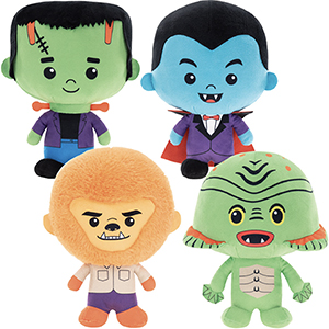 Universal Monster Color 7In Plush - 4 Monster Plush - AA-Global - 1LUMC