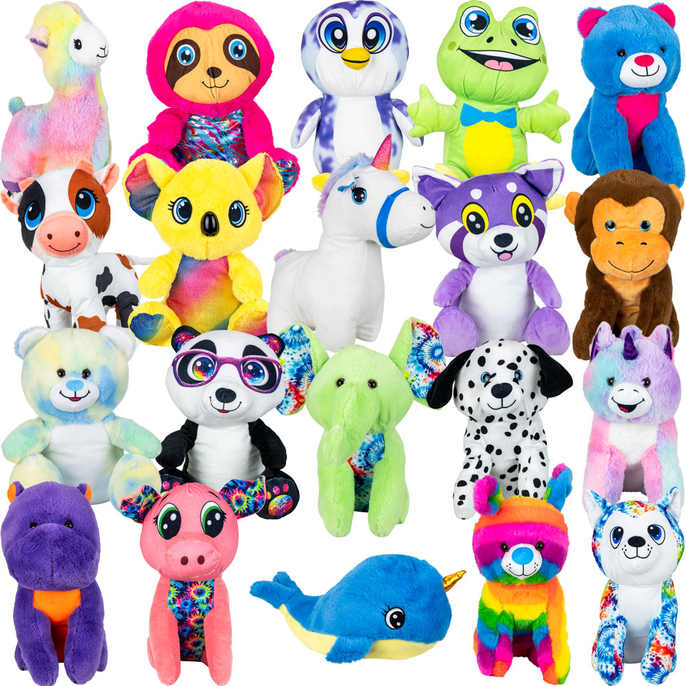 Premium Medium generic Plush Kit (60 pcs) | A&A Global
