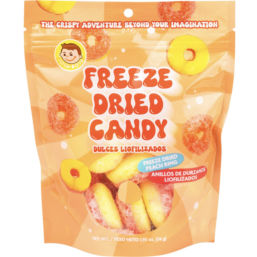 Freeze Dried Candy Peach Rings | A&A Global Industries