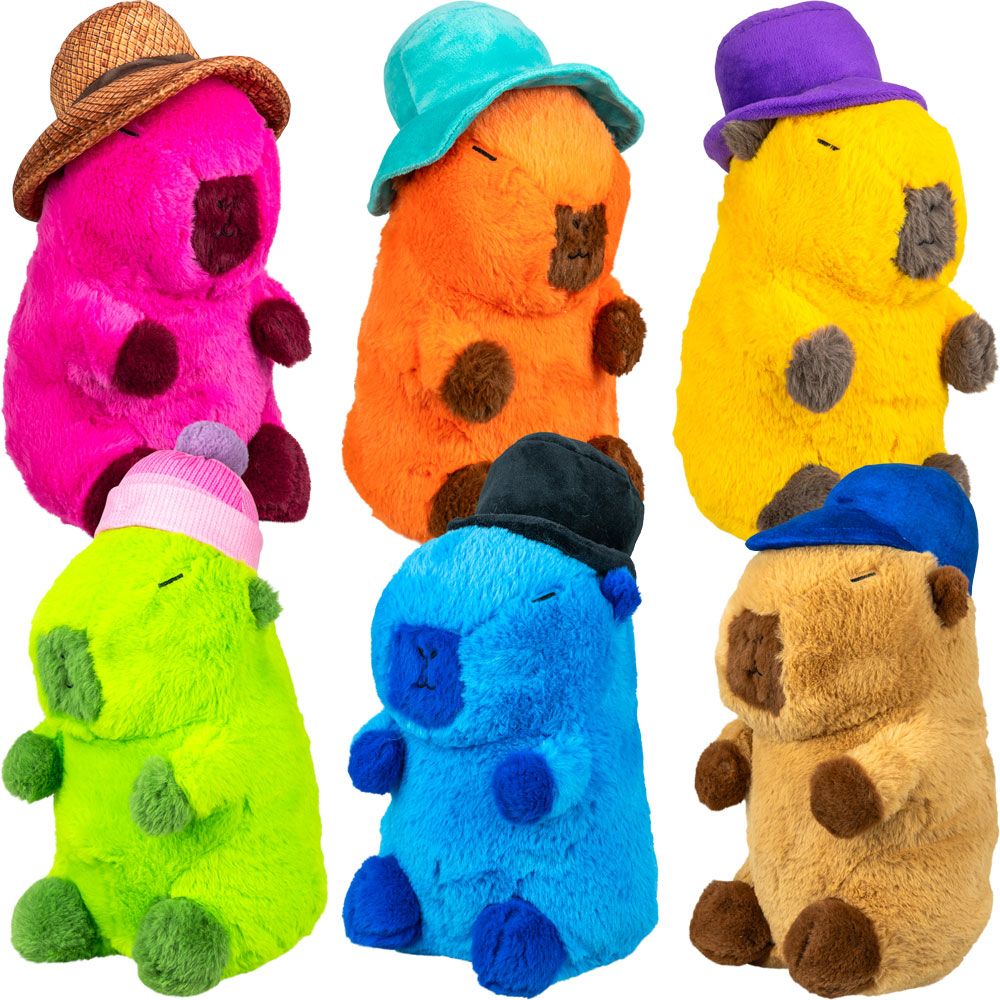 Jumbo Capybara Plush Hats | A&A Global Industries