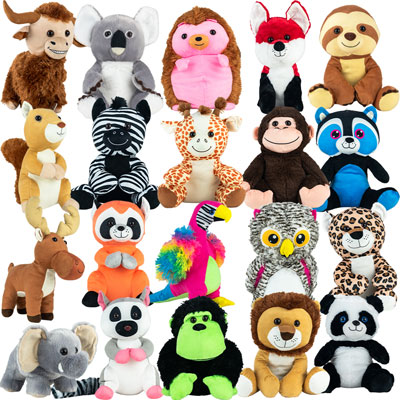 Jumbo Generic Plush 12in 14in Mix | A&A Global Industries