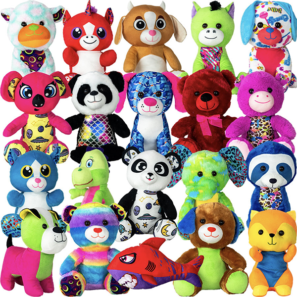 Jumbo Generic Plush 12in 14in Mix | A&A Global Industries