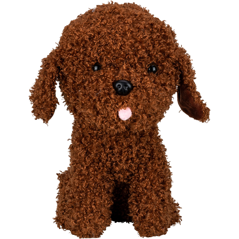 Jumbo Fluffy Poodle 14in Plush Asst | A&A Global Industries