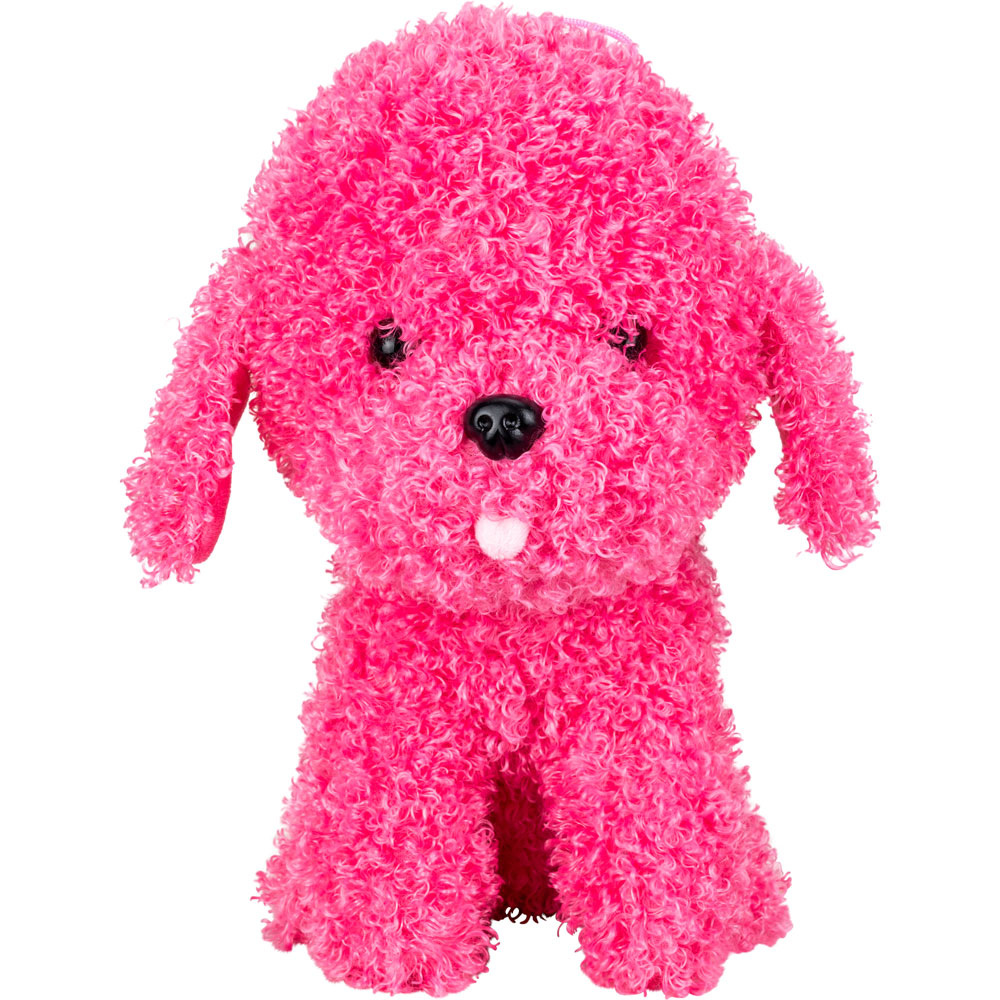 Jumbo Fluffy Poodle 14in Plush Asst | A&A Global Industries
