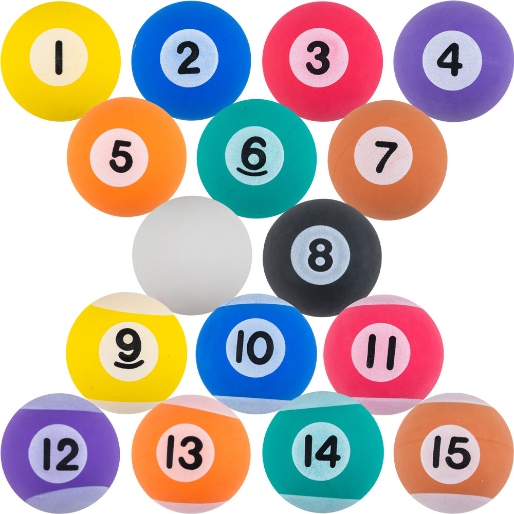 45mm Pool Hi-Bounce Balls 50pcs A&A Global - Main Image