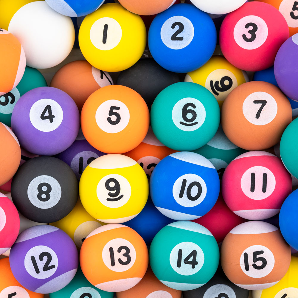 45mm Pool Hi-Bounce Balls 50pcs A&A Global