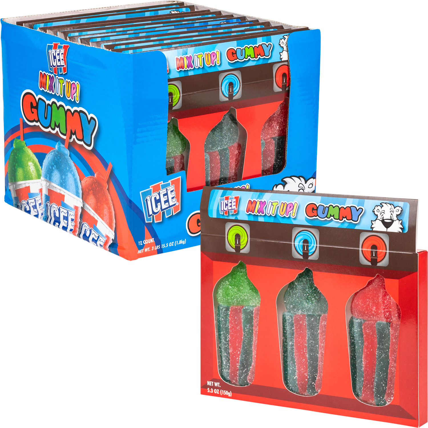 ICEE Mix It Up Giant Gummy Set 12ct | A&A Global Industries
