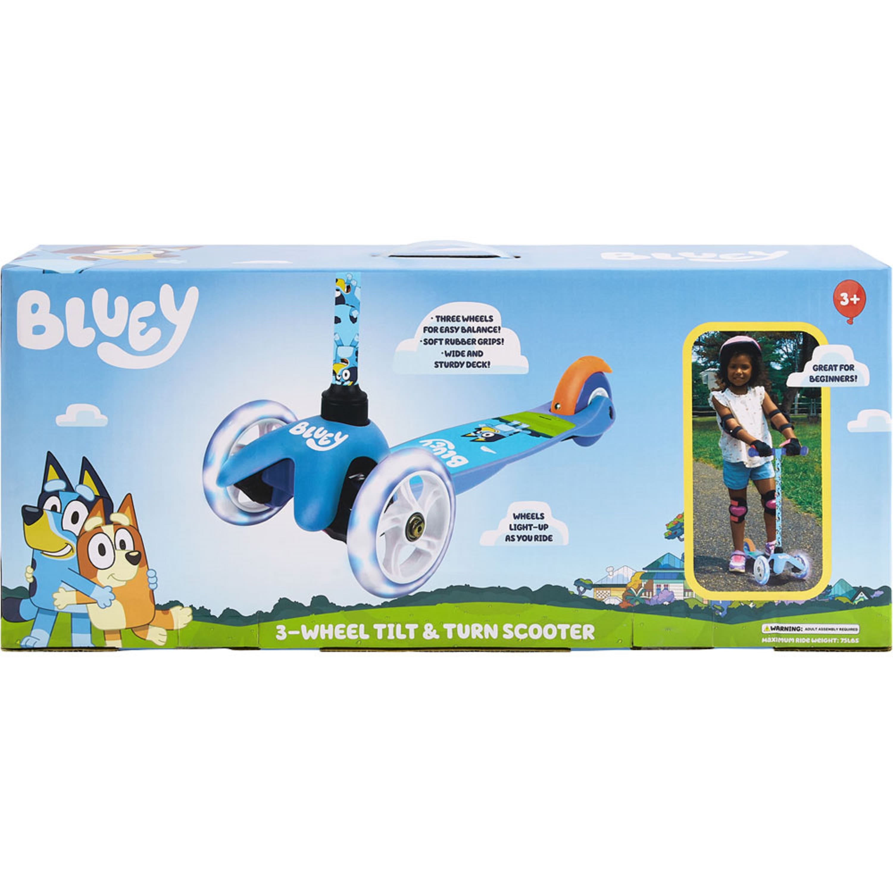 Bluey 3 Wheel Tilt-Turn Scooter 20in | A&A Global Industries
