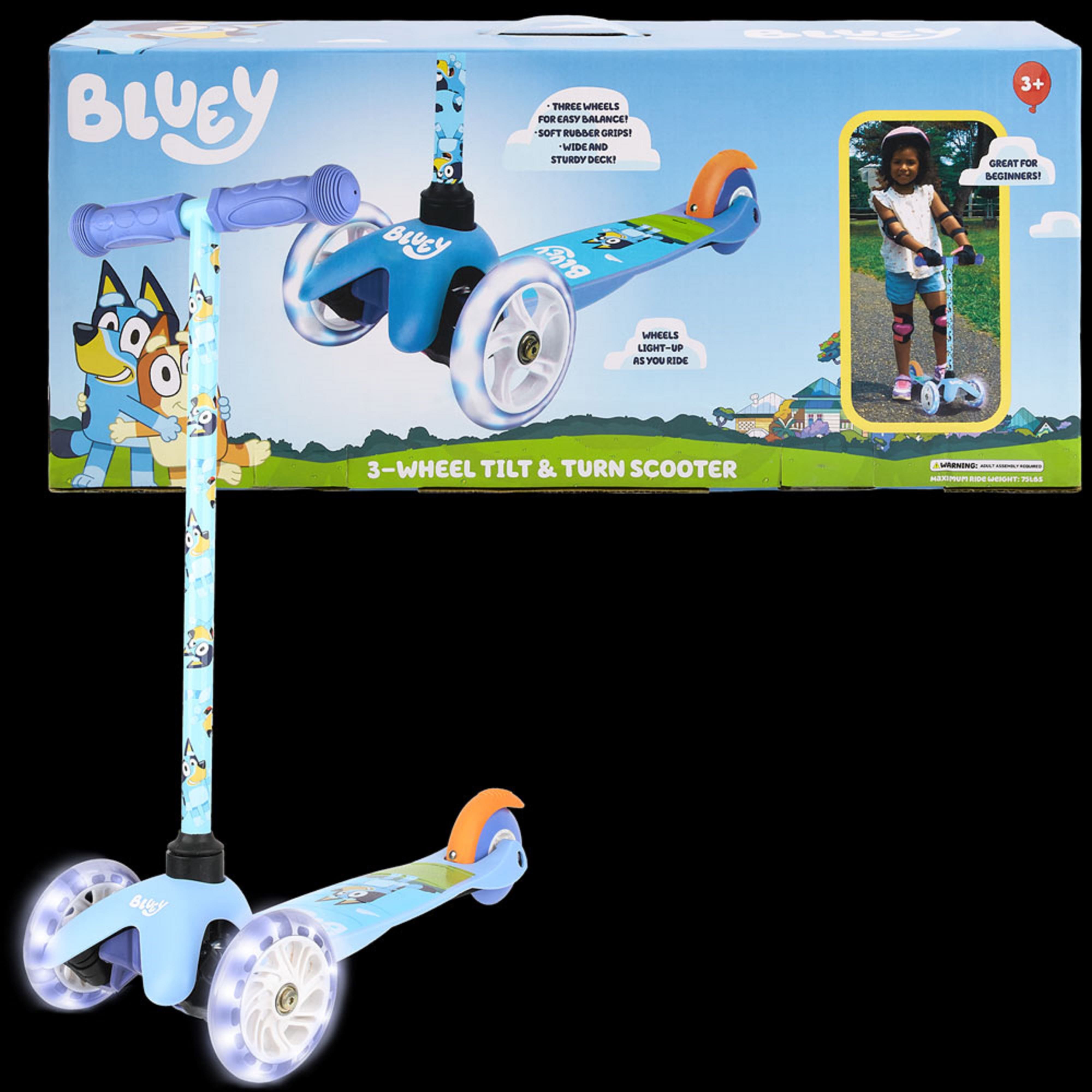 Bluey 3 Wheel Tilt-Turn Scooter 20in | A&A Global Industries