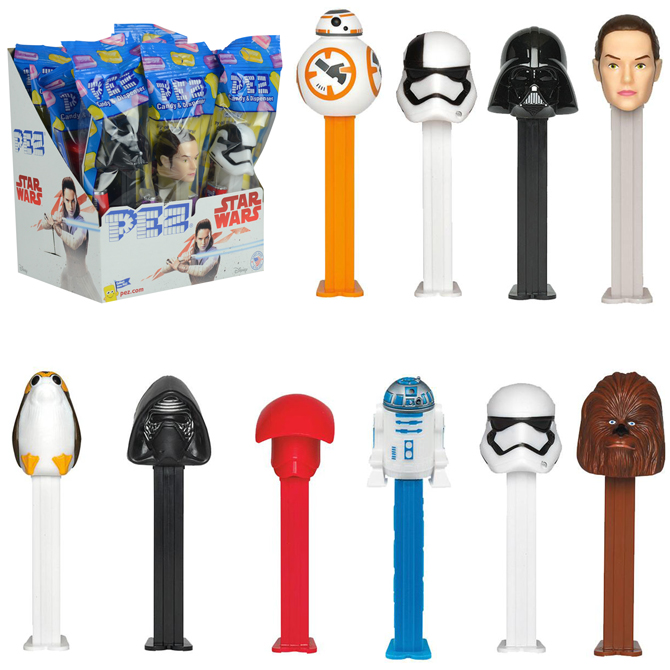 Star wars on sale pez list