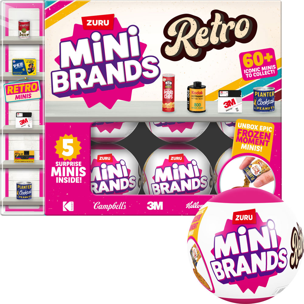 ZURU 5 Surprise Mini Retro Brands | A&A Global Industries ZURU 5 Surprise Mini Retro Brands | A&A Global Industries