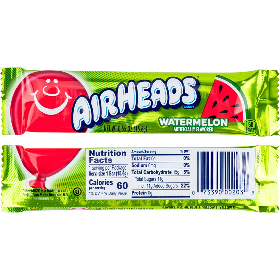 Watermelon AirHeads Display Box | A&A Global Industries