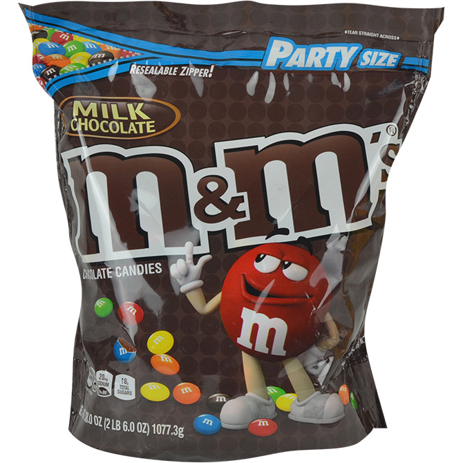 Plain M&M's Candy, Chocolate Candy, Mars Candy