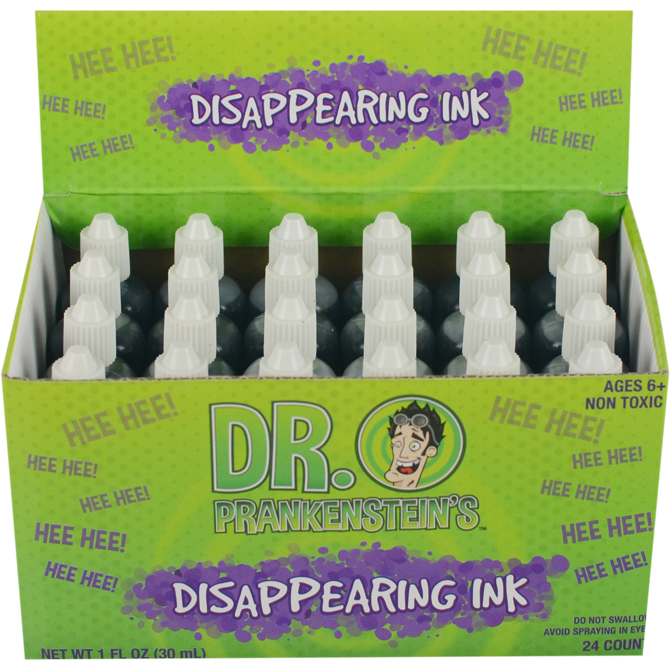 Disappearing Ink  The One Stop Fun Shop