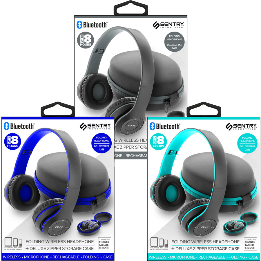 Loop recycled plastic Bluetooth® headphones - CMYMK
