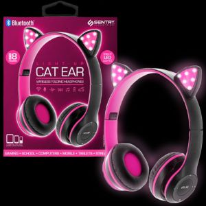 Cat Ear LED Bluetooth Headphones A&A Global Industries