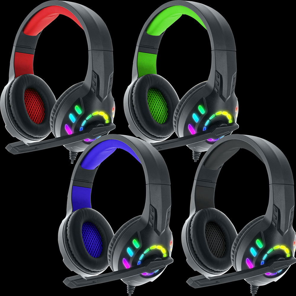 Personal Best エリオット・ア−ウィット Striker Light-Up Gaming Headphones | A&A Global Industries