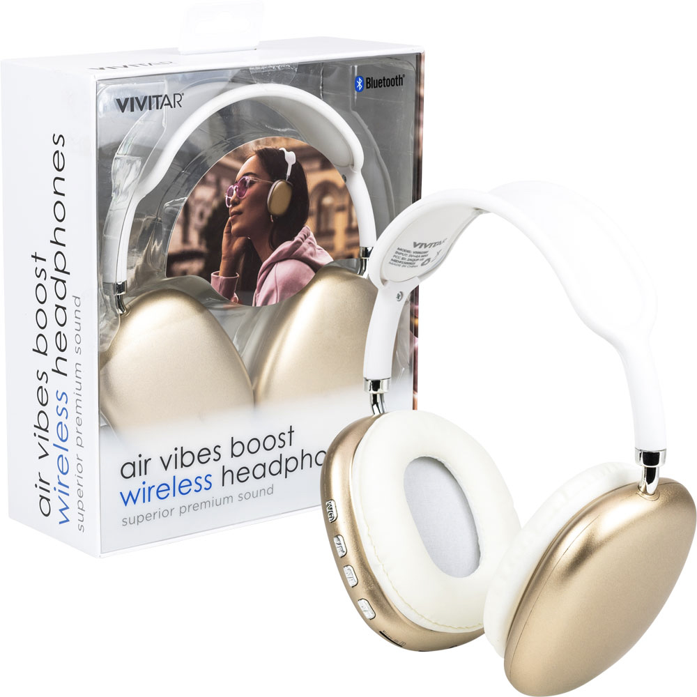 Vivitar Bluetooth Headphone Gold A A Global Industries