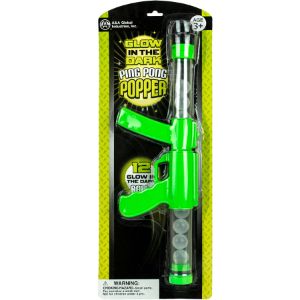 GLOPOP-Glow-in-the-Dark Ping Pong Popper