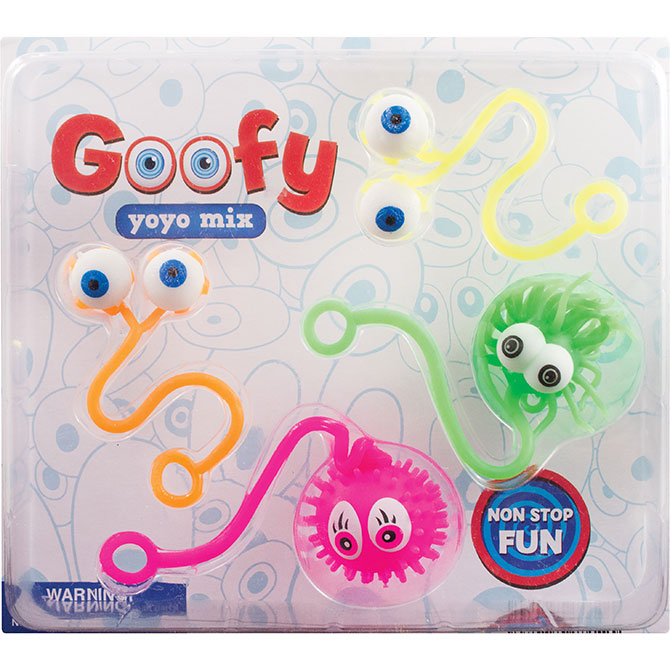Bulk Toys - Yoyos for Kids - 100 Pcs Goofy Eyes Yoyo Balls for Party Favors  