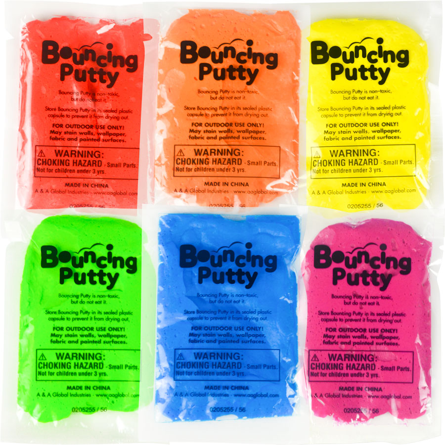 Bouncing Putty Packets Bulk Bag 100pcs A A Global