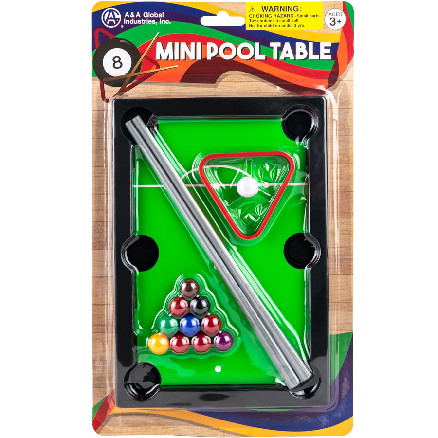 Mini Pool Table 9in A&A Global Industries - Main Image