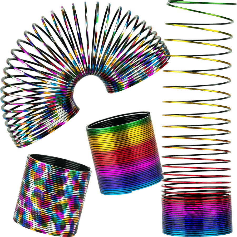 Metal rainbow sale slinky