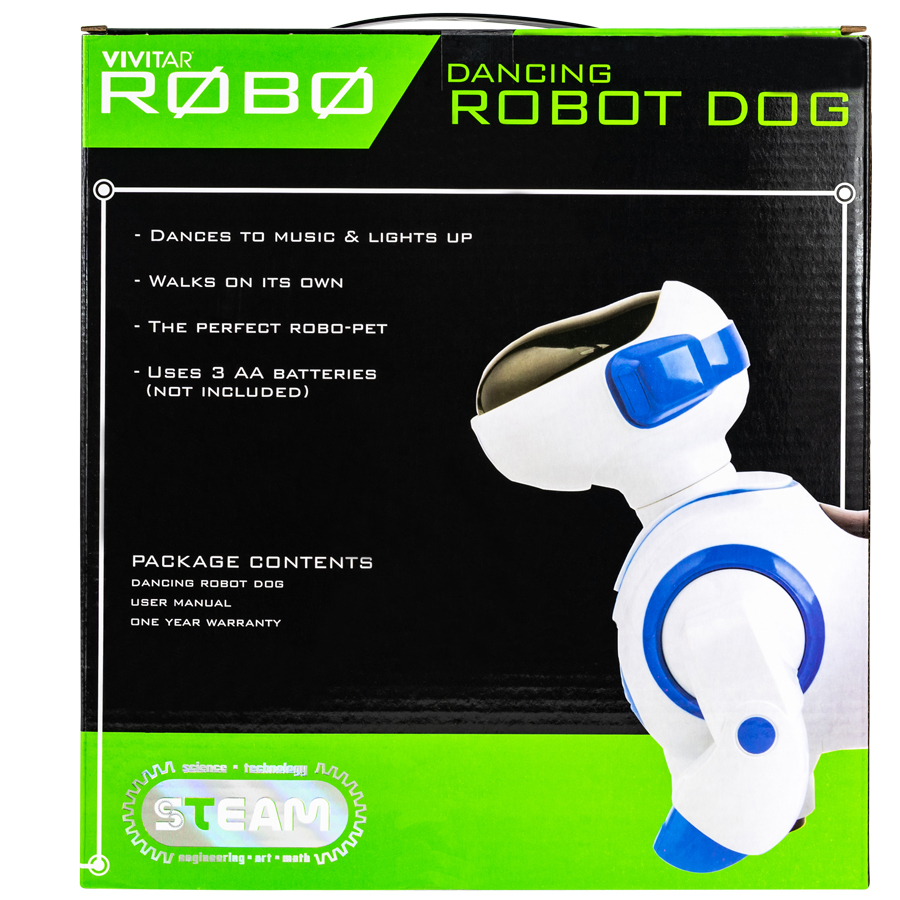 Vivitar robo dancing robot dog deals