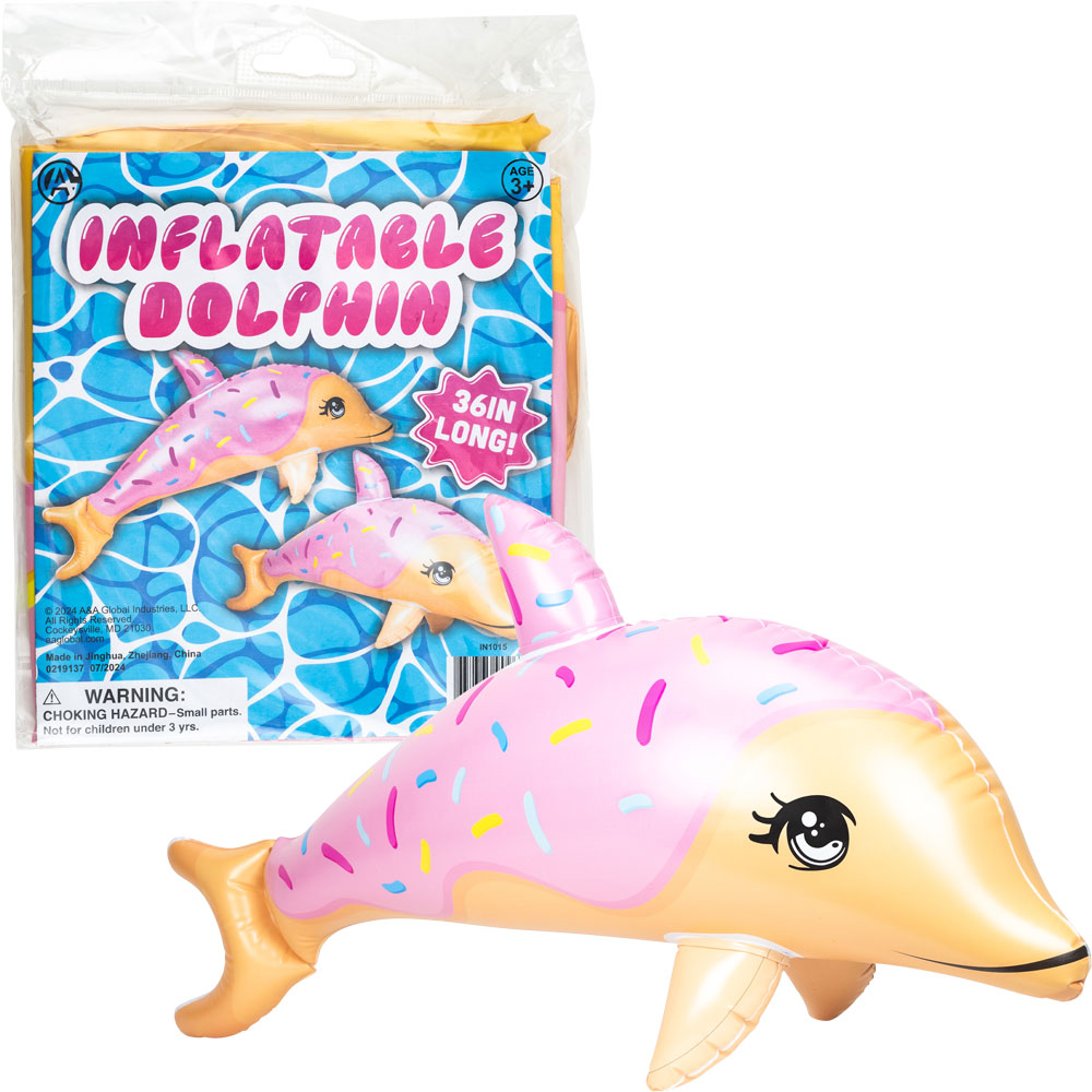 ドーンオブザドルフィン Inflatable Dolphin Donut 36in 12pcs | A&A Global Industries