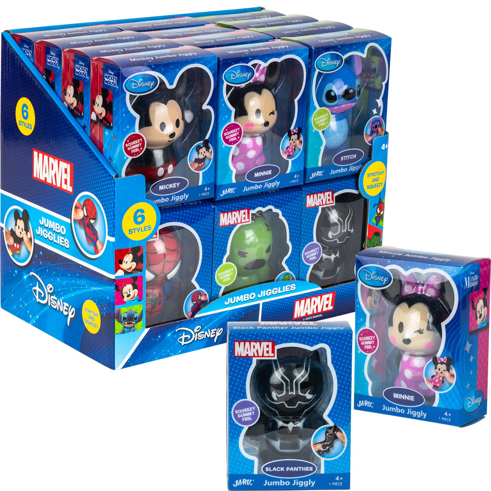 Disney and Marvel Jumbo Jigglies A&A Global Industries