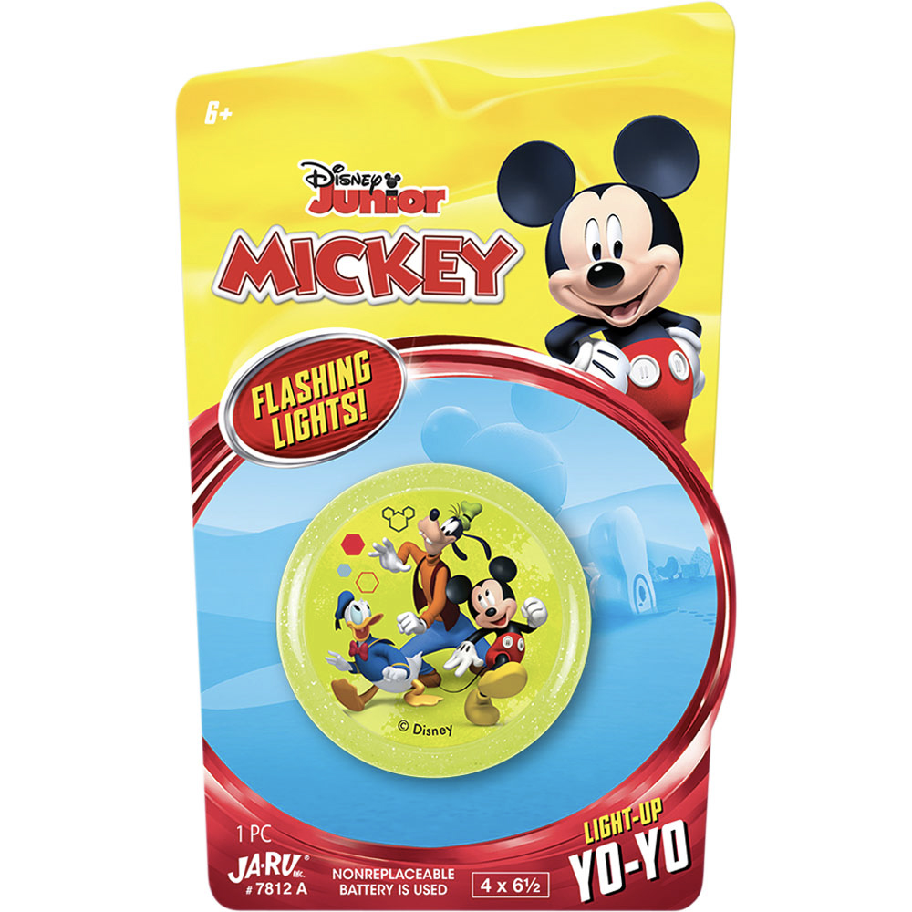 Yo Yos Yoyo Mickey Mouse Disney Light Up Yo Yo Asst A&A Global
