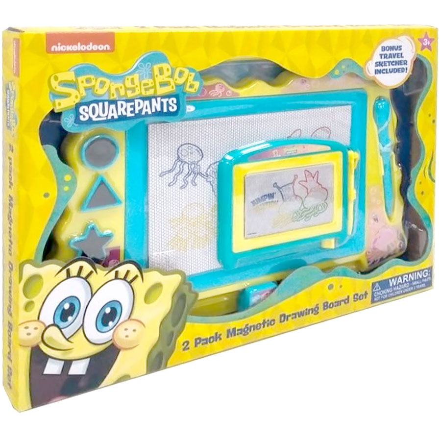 Licensed Sponge Bob Magnetic Drawing Board Set in Box