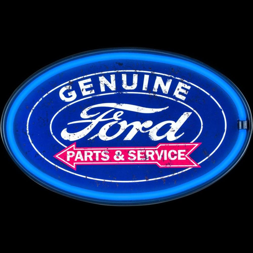 LED Sign Oval Neon Rope Ford Sign | A&A Global Industries