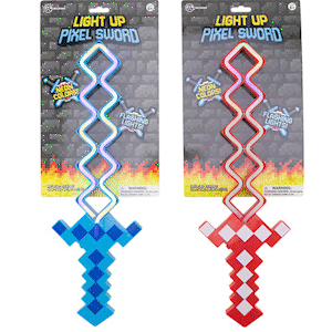LED Neon Pixel Sword 16.5in Asst