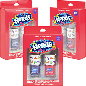 Nerds Nail Polish W Decal - 3 Nerds Candy Polish Boxes Shot - AA-Global - MK0024