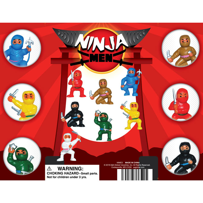 Ninja Fighters Figurines Bulk Vending Toys