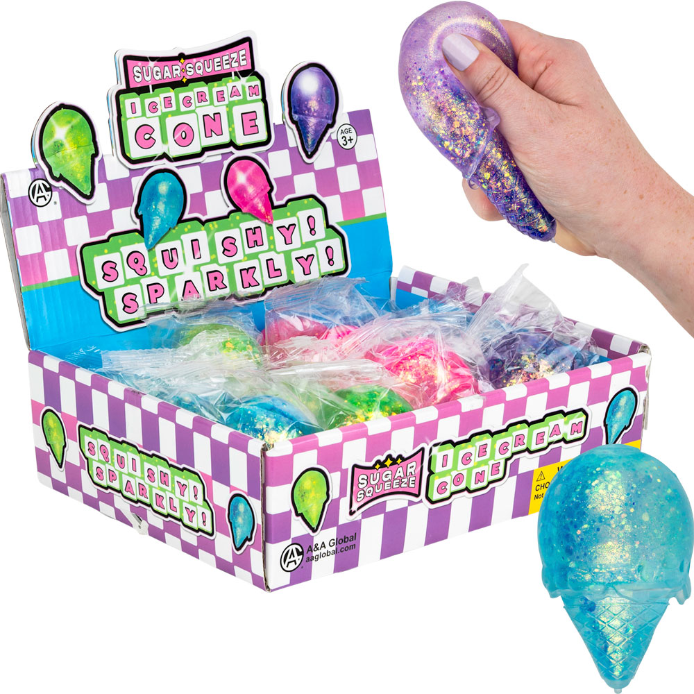 Squeeze Sugar Ice Cream Cone 3.25in | A&A Global Industries
