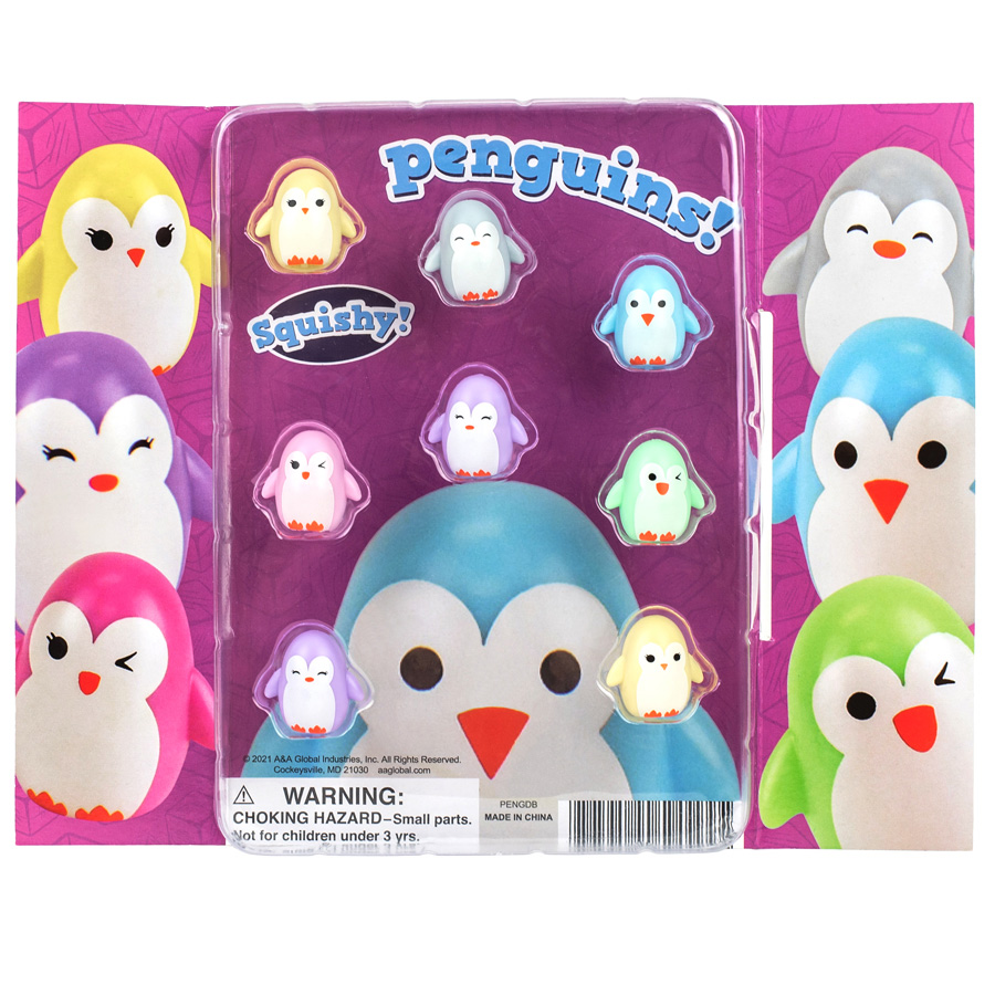 Mini fashion penguin squishy