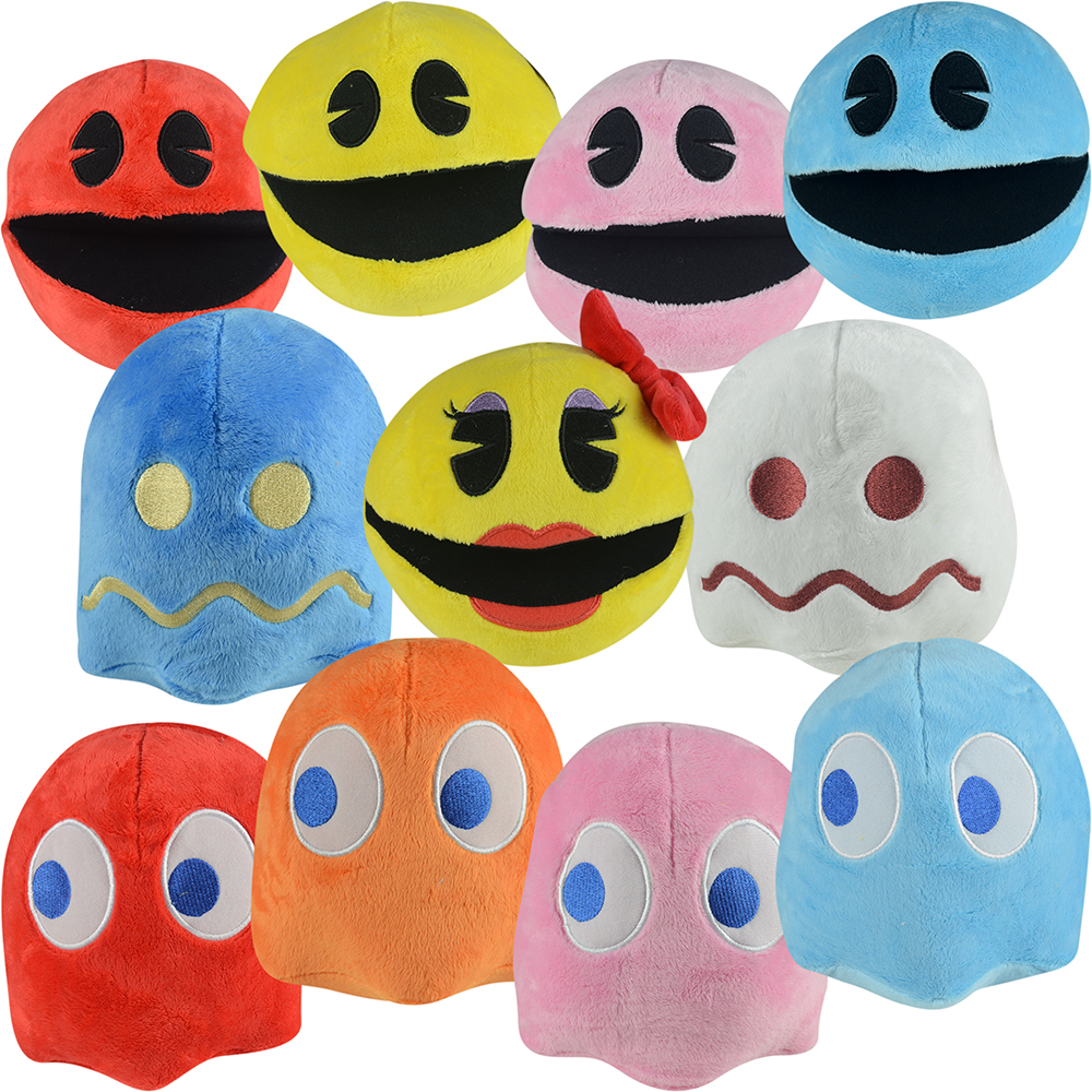 Pac-Man Classic Characters Plush 7in | A&A Global