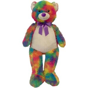 Wild Tie-Dye Bear Plush 31In - Main Small Pic - AA-Global - PL3040