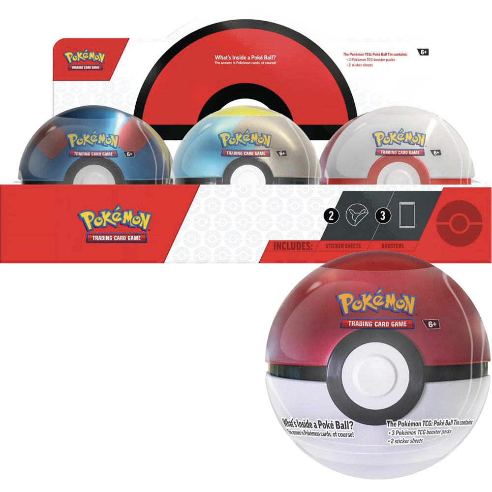 Pokémon Pokeball Tin deals x5