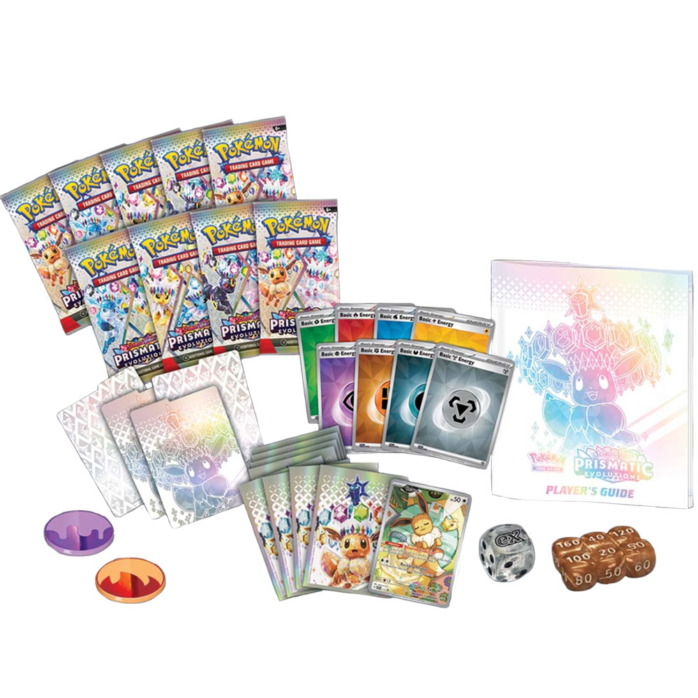 Pokemon Scarlet Violet Prismatic Evolutions Elite Trainer Box | A&A Global Industries Pokemon Scarlet Violet Prismatic Evolutions Elite Trainer Box | A&A Global Industries