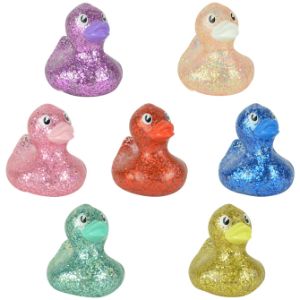 Squeaky Rubber Duck Toys, Set of 2, Giant 5.25 Rubber Duckies