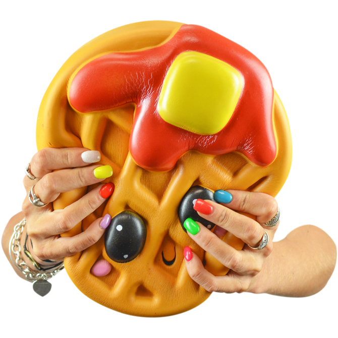 Jumbo 11in Squishy Waffle | A&A Global Industries