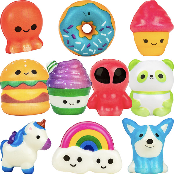 Mini Squishy 2in Asst 50pcs | A&A Global Industries