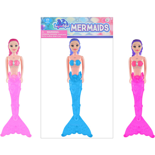 Mermaid 18in Asst | A&A Global Industries