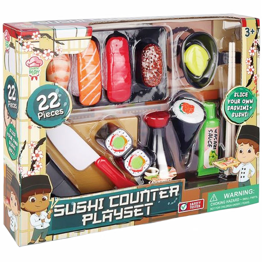 Play-Doh Sushi Playset - Creative Toy Sushi Making Kit With Bento Box & Accessories